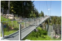 Fußgänger-Hängebrücke:Wildline Bad Wildbad